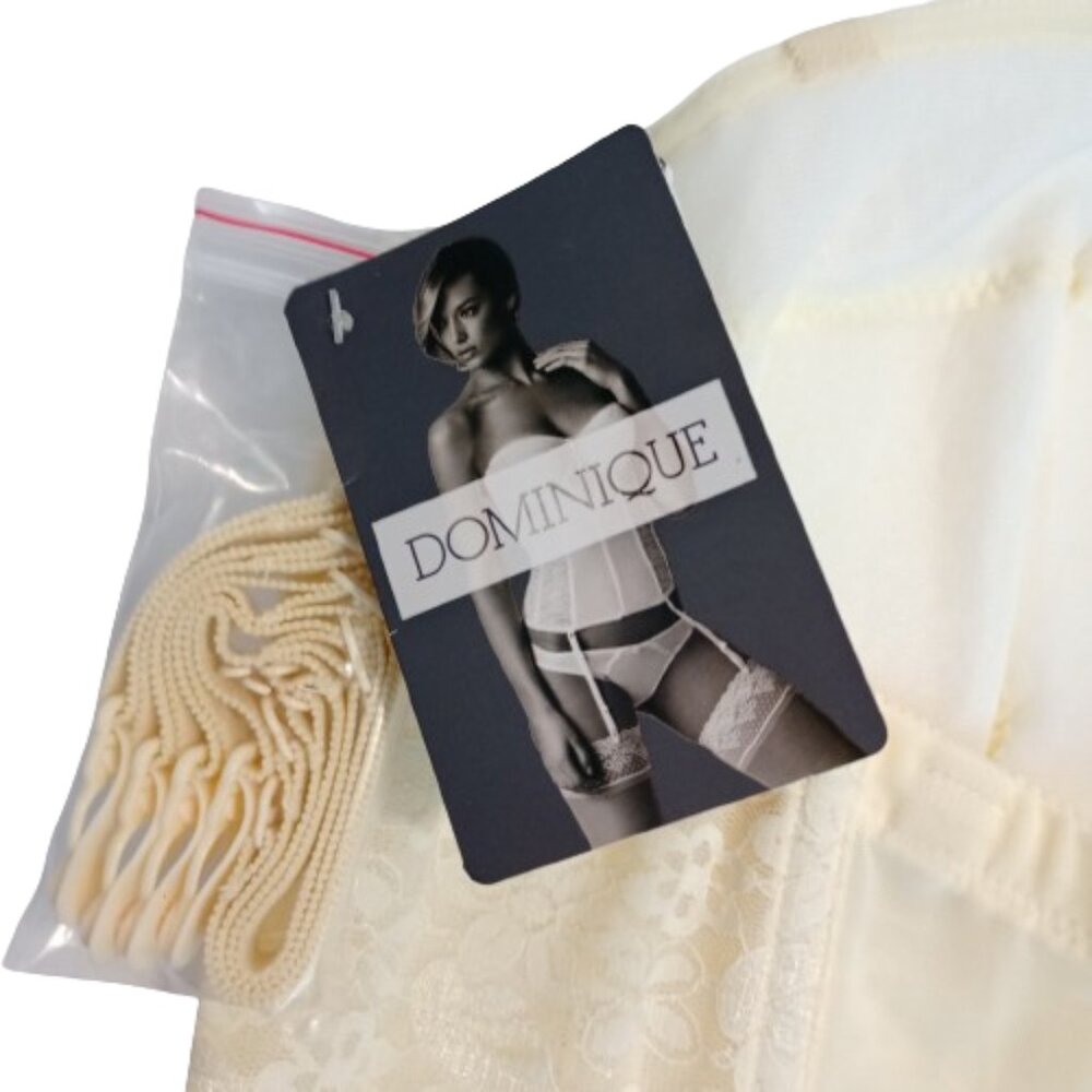 Dominique Colette Lace Strapless Bustier Corset Lingerie 8949 Color Ivory 36C - Picture 4 of 8